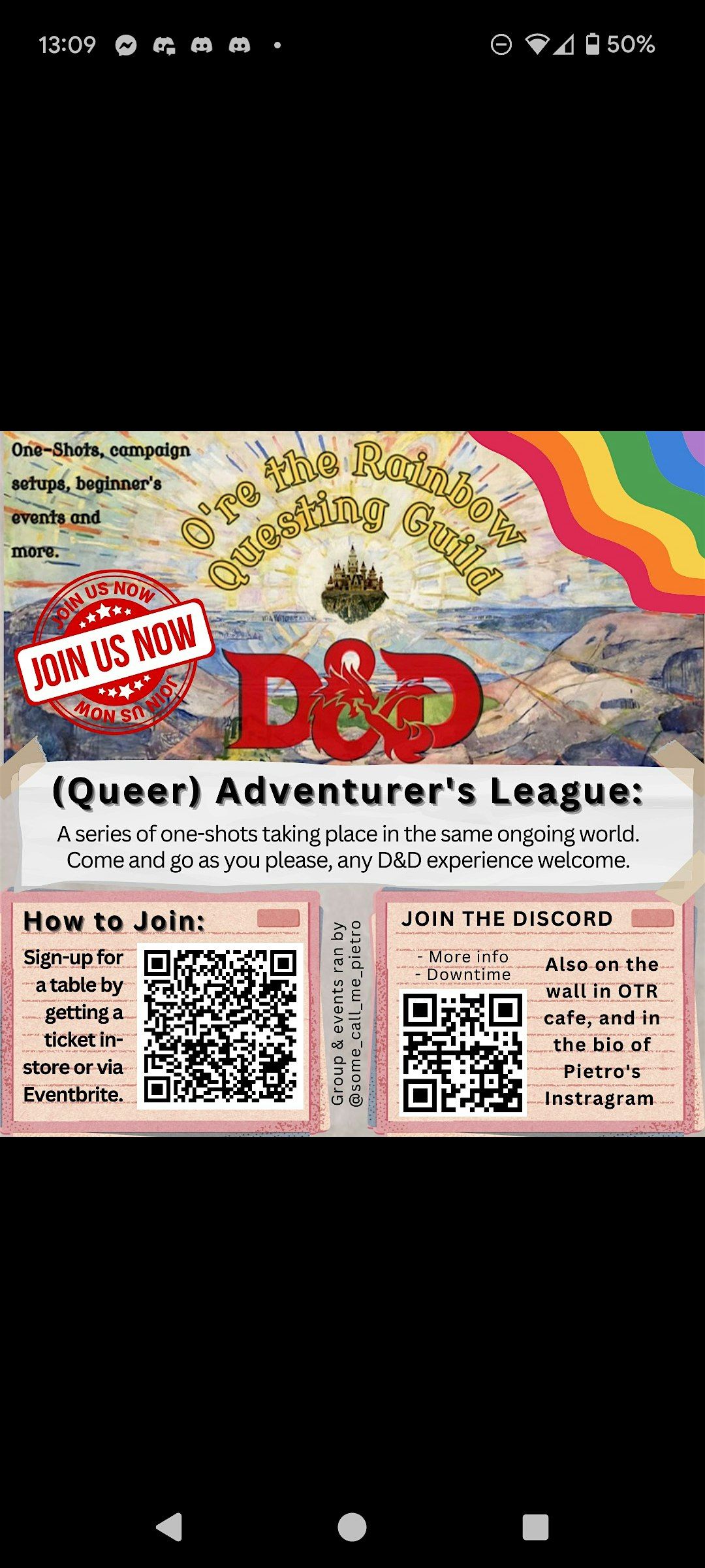 15\/11 OTR Adventure's League (D&D)