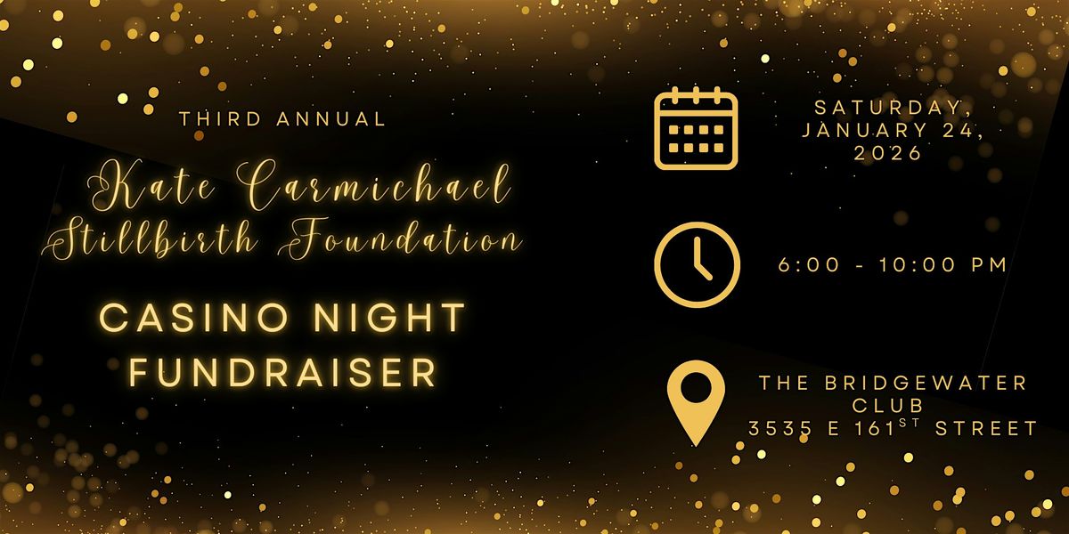 Kate Carmichael Stillbirth Foundation Casino Night Fundraiser
