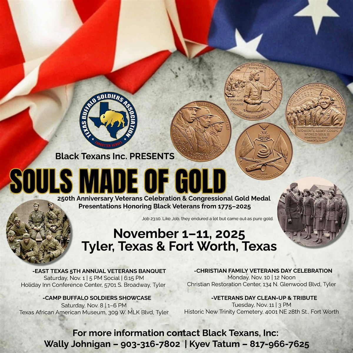 Souls Made Of Gold - Honoring Black Veterans from 1775-2025