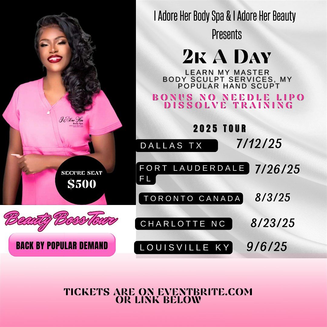 Charlotte NC 2K A Day Master Body Sculpting Training
