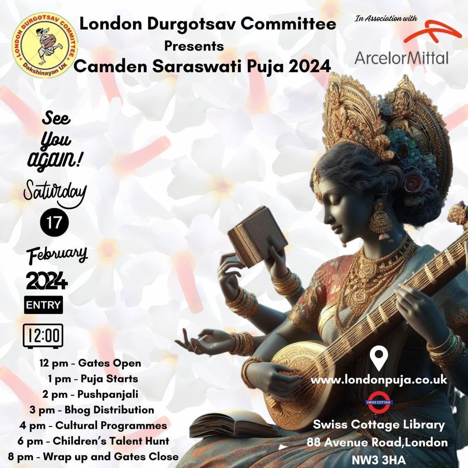 Camden Saraswati Puja 2024