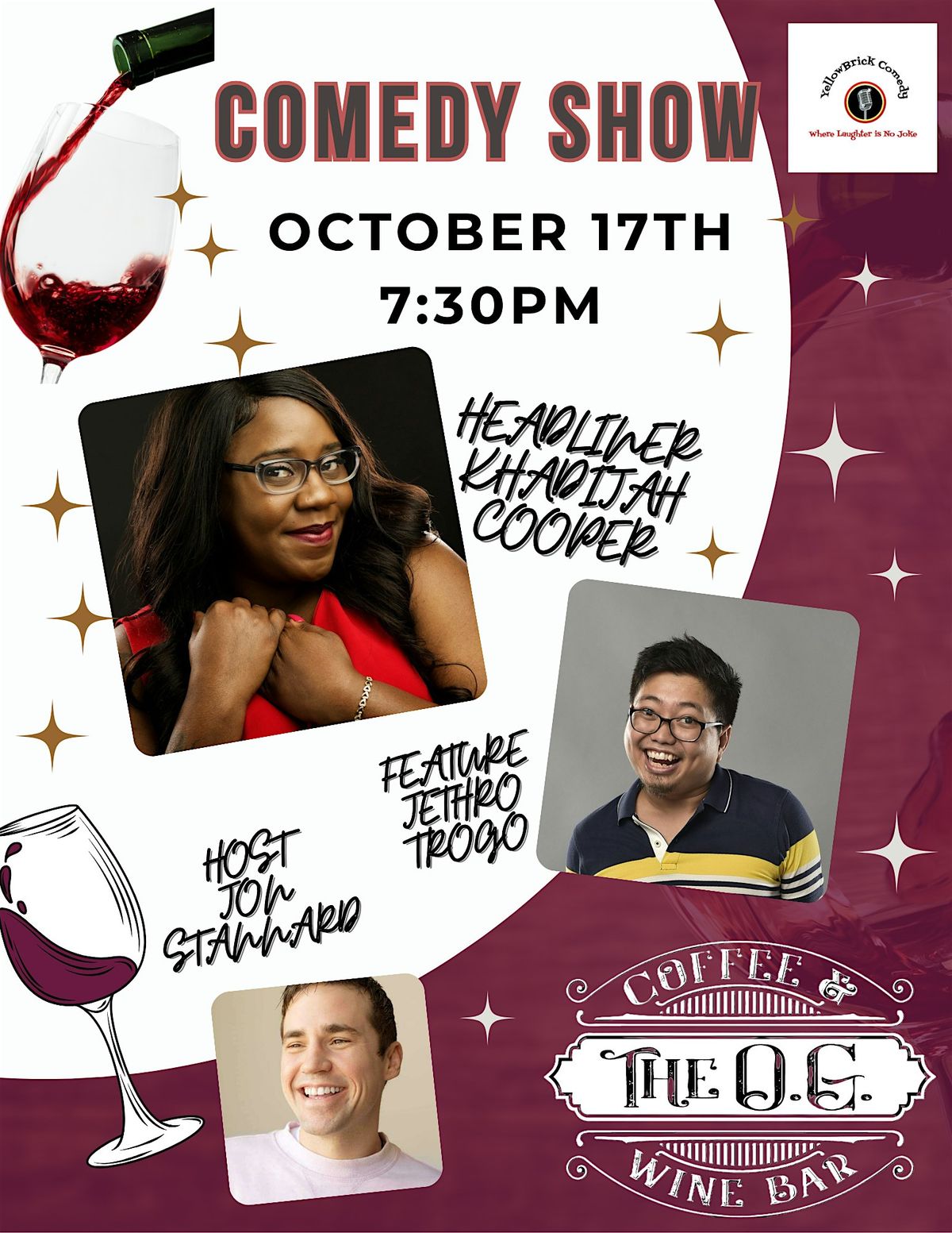 Comedy Show at The OG Coffee & Wine Bar