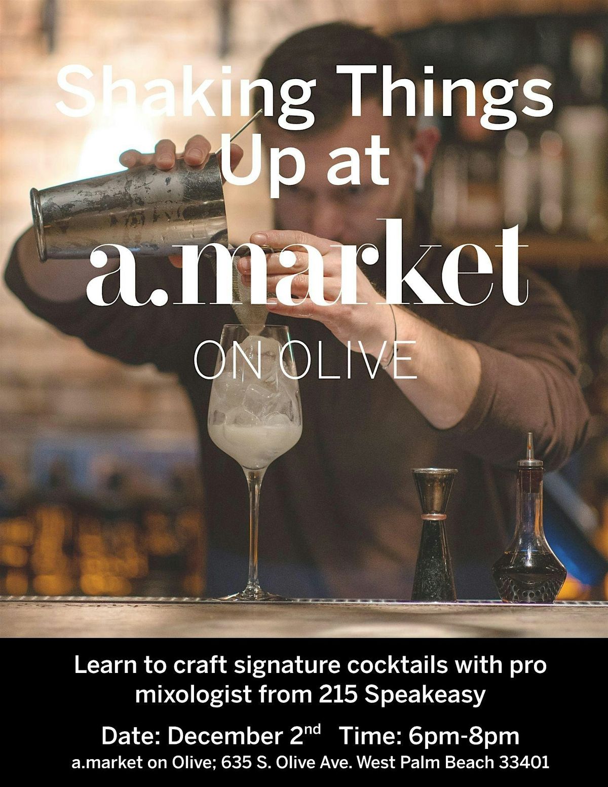 Mixologist Class with 215 Spakeasy