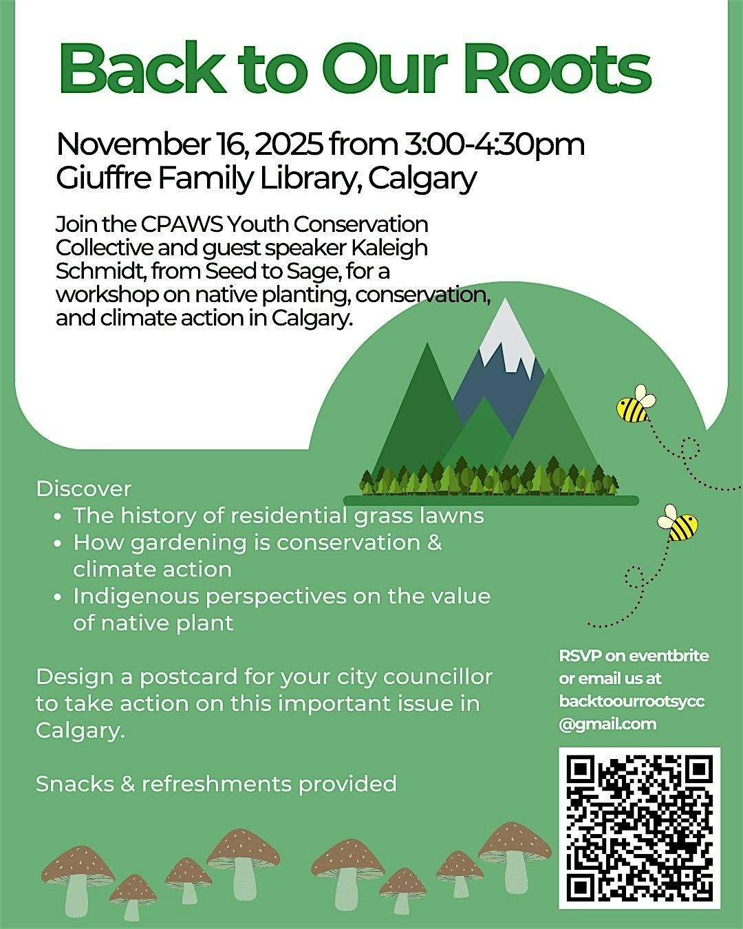 Back To Our Roots  Workshop