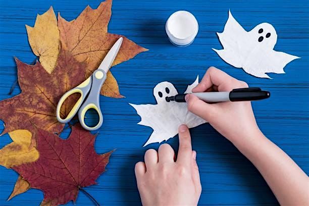 Spooky nature arts and crafts