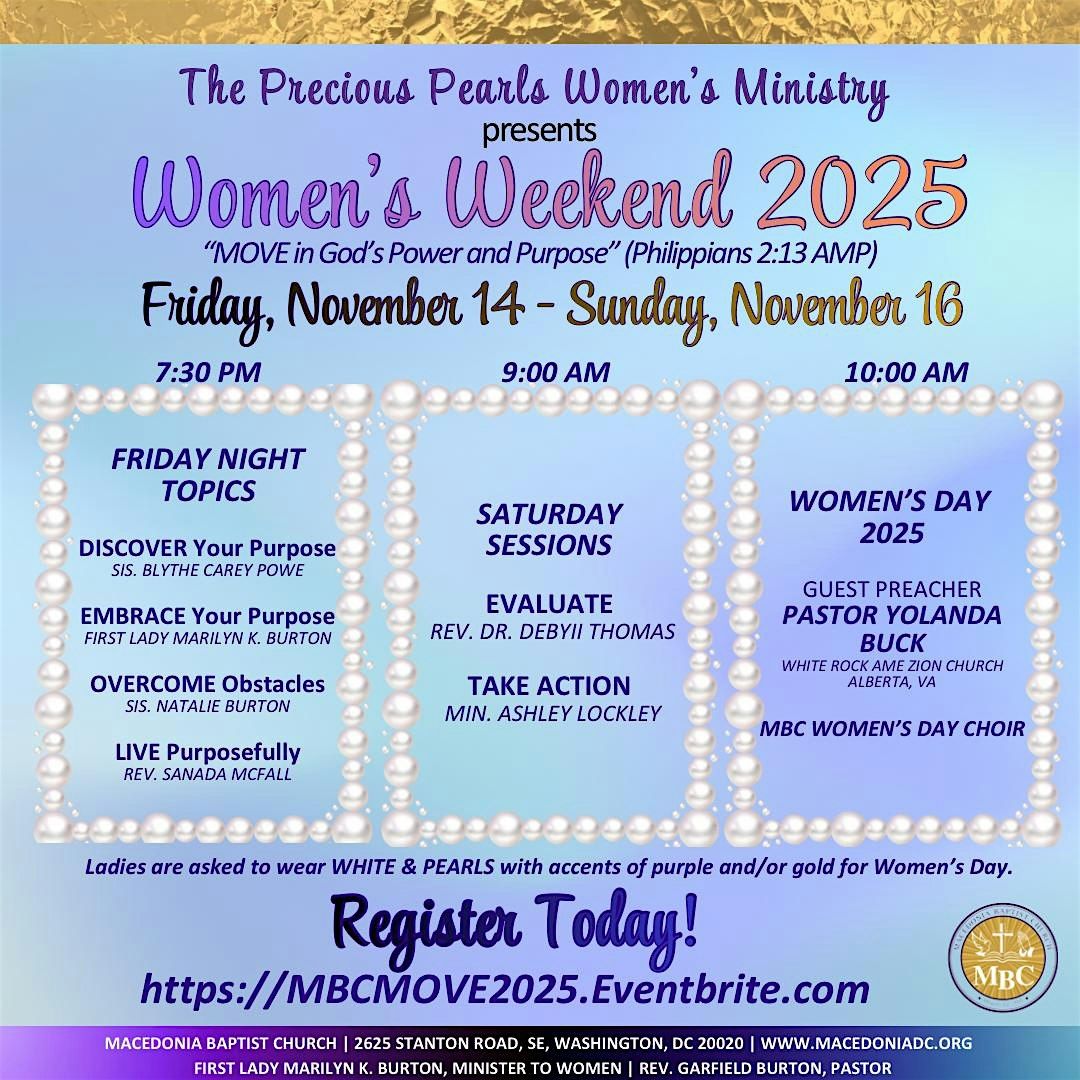 MBC Women's Weekend 2025