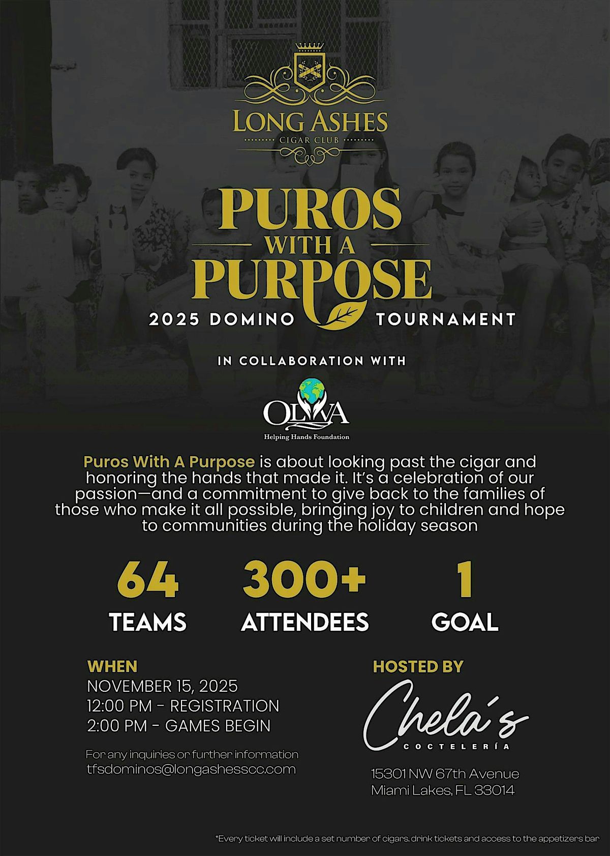 Puros With A Purpose 2025 Domino Tournament