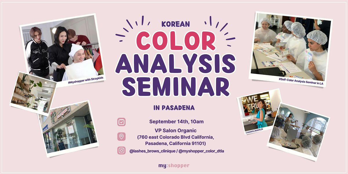 Color Analysis Pop Up ! Find Your Wow