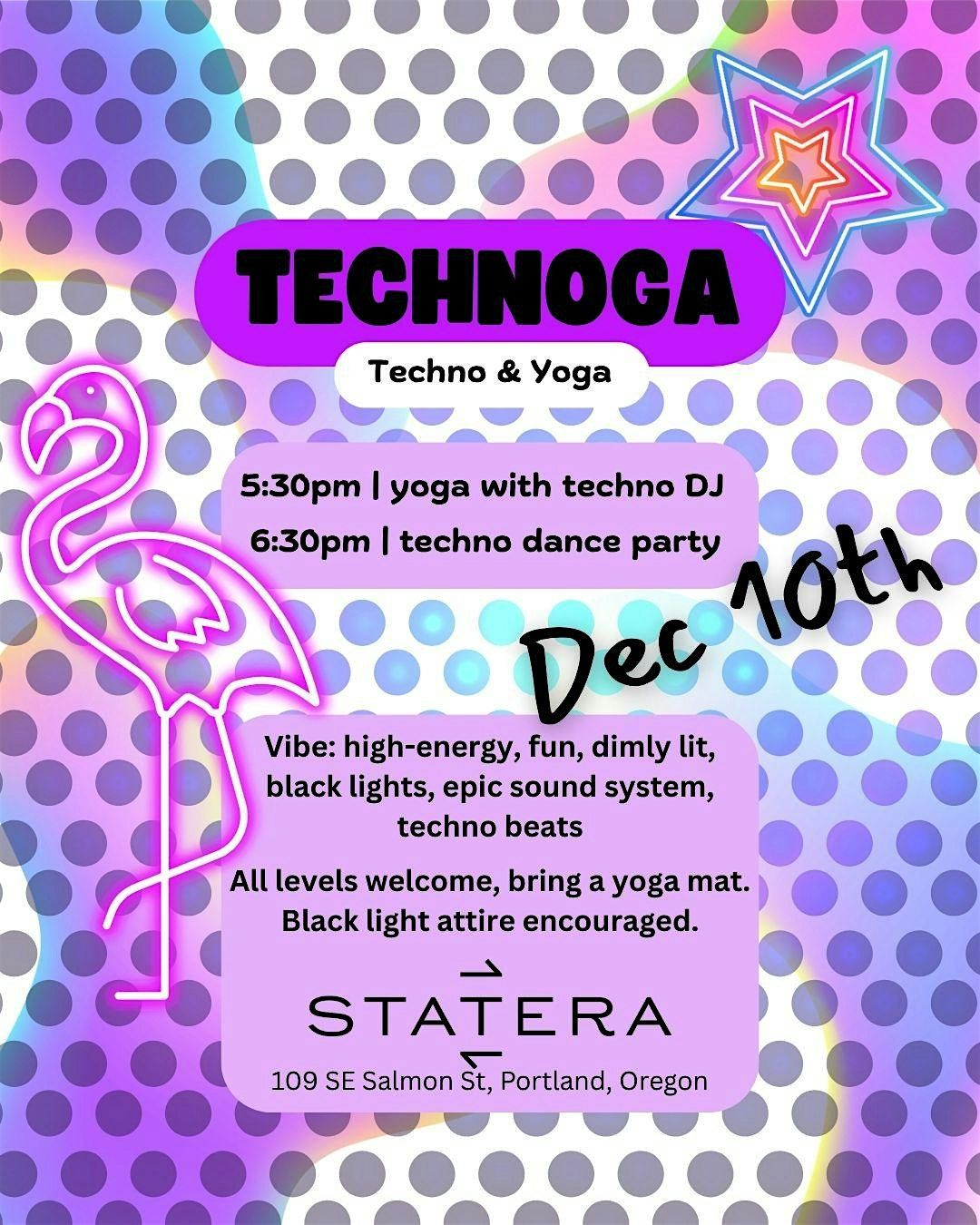 Technoga (Techno + Yoga)