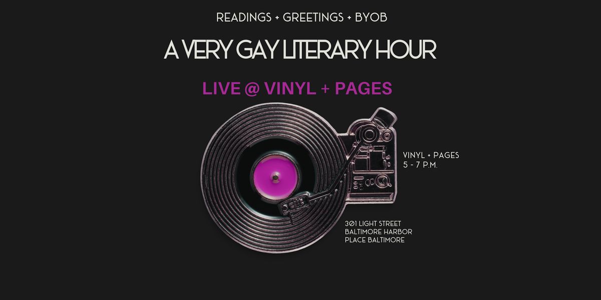 A Very Gay Literary Hour