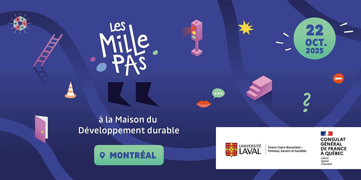 Atelier "Les Mille Pas" \u2013 Avan\u00e7ons vers l\u2019\u00e9galit\u00e9 de genre par le jeu !