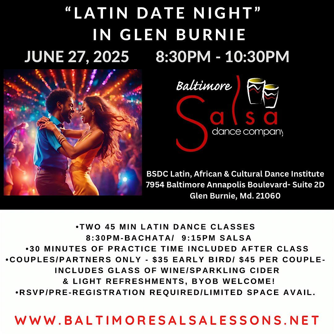 4th Fridays- Latin Date Night in Glen Burnie