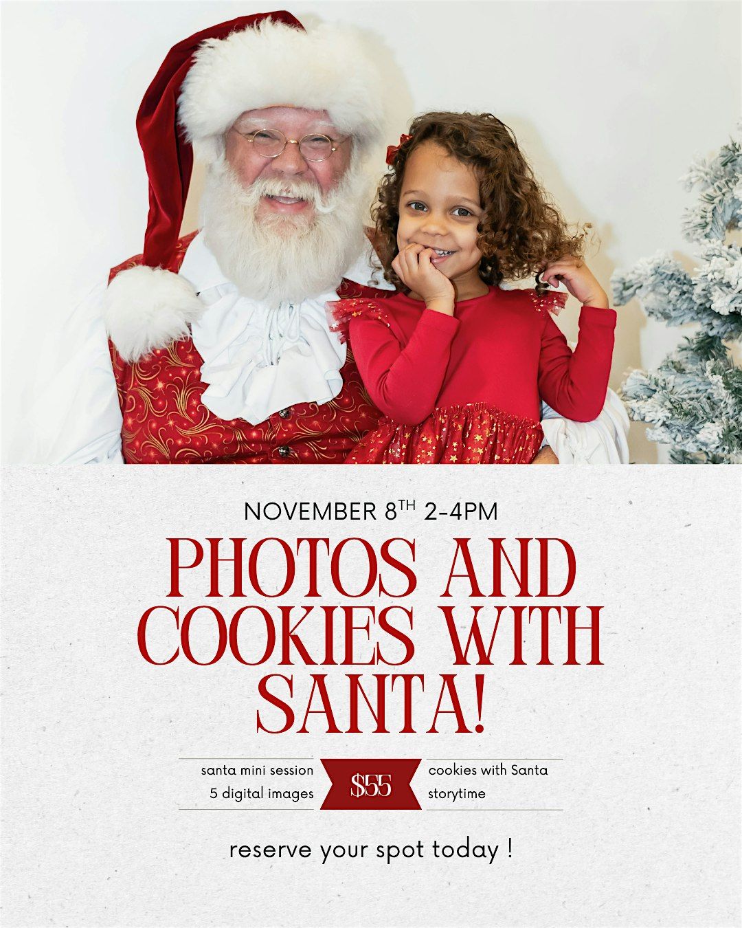 Pinkerton's Presents: Photos and Cookies with Santa