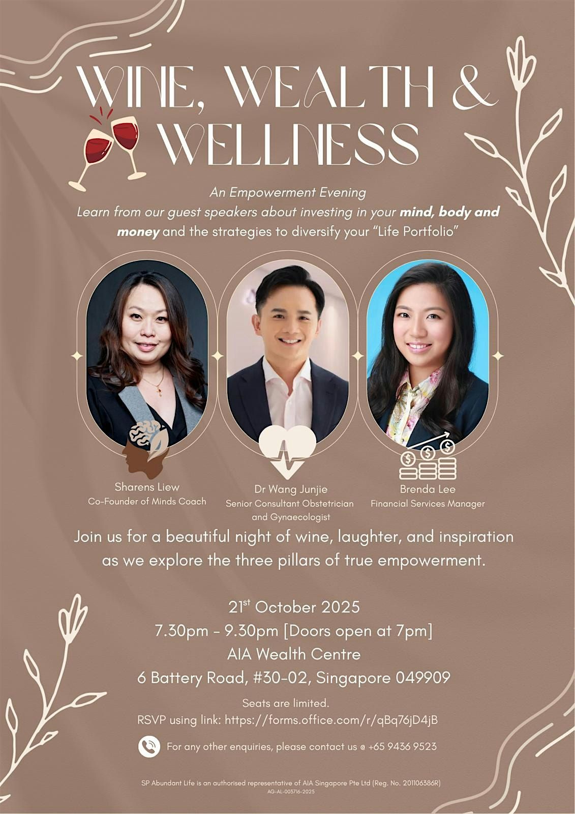 Wine, Wealth & Wellness
