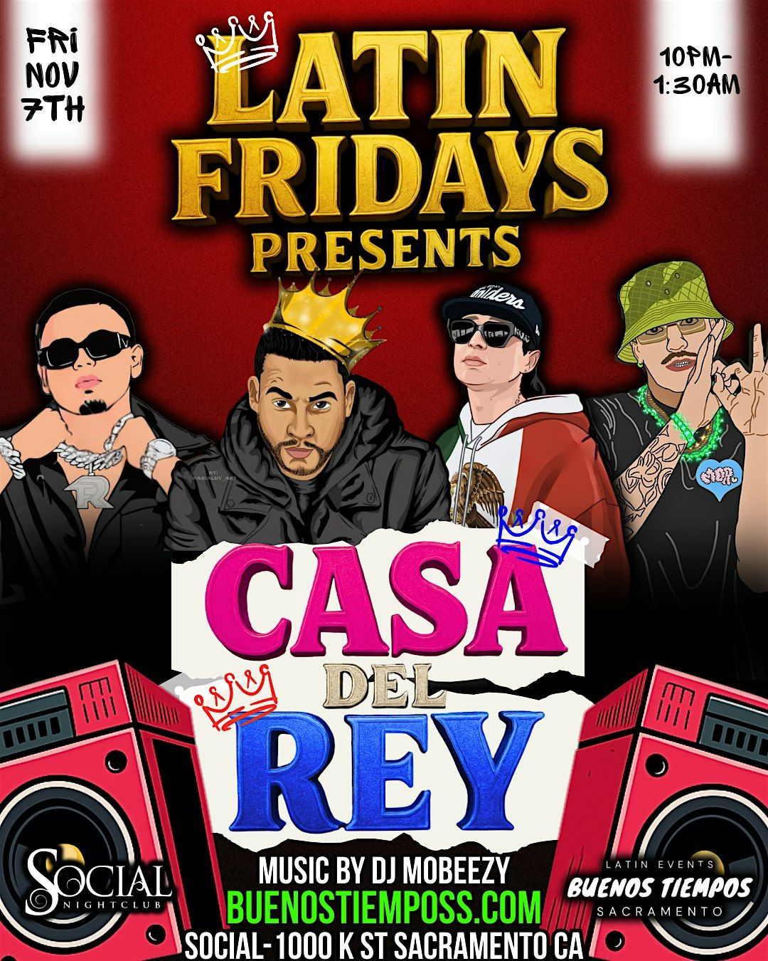 Buenos Tiempos Presents Latin Fridays Casa Del Rey