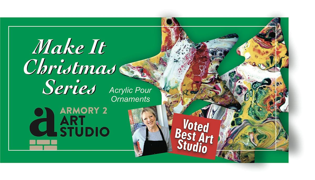Acrylic Pour Ornaments - Make It Christmas