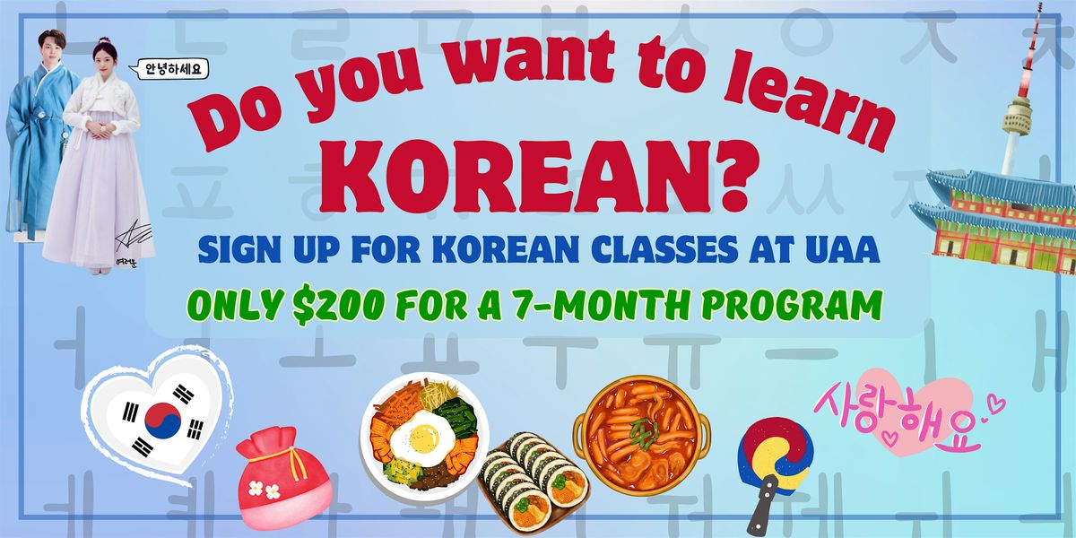 IYF Korean Classes at UAA (2025-2026)