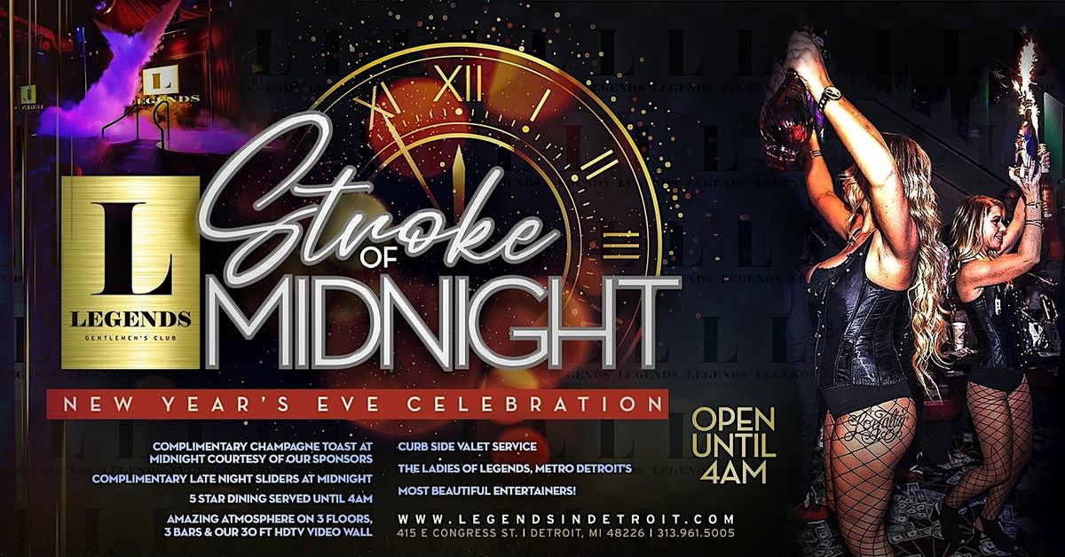 The Stroke of Midnight: New Years Eve 2026 at Michigan's Premier venue!