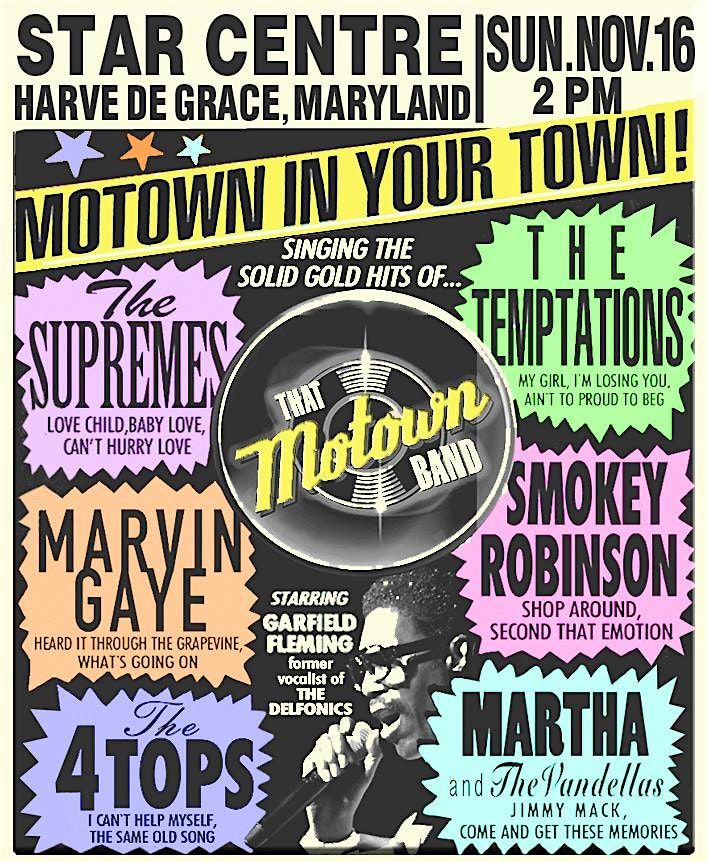 Preemo Productions presents: MOTOWN IN YOUR TOWN