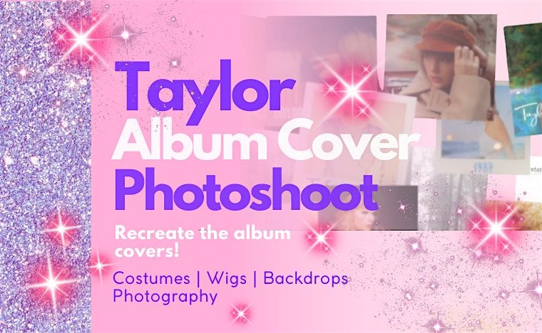 Taylor Swift Album Cover Photoshoot with Costumes, Wigs, & Backdrops!