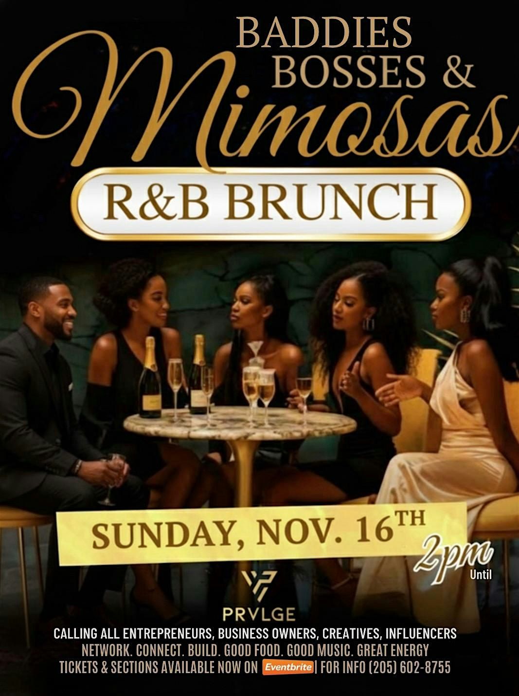 BADDIES ,BOSSES & MIMOSAS R&B BRUNCH