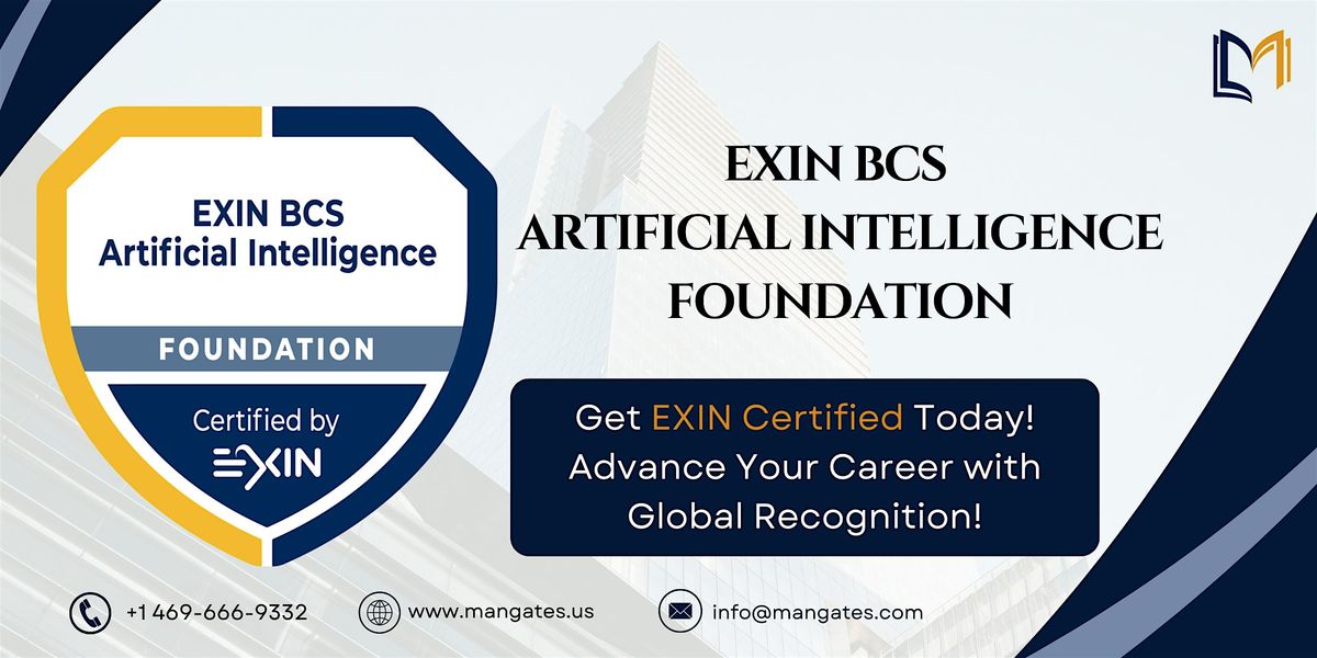 EXIN BCS Artificial Intelligence Foundation Training in Richmond, VA