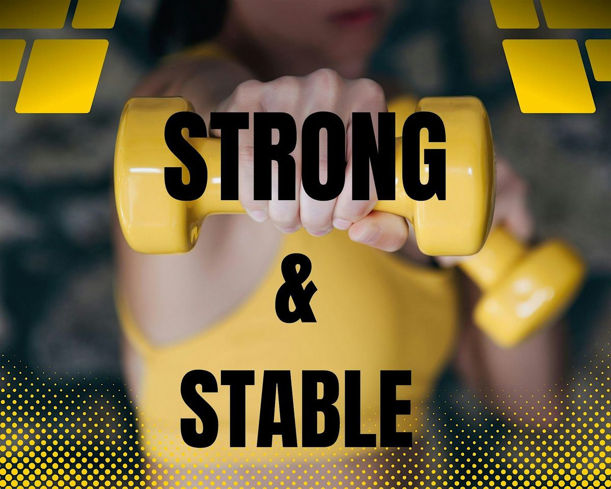 Mon 10.15am Strong & Stable