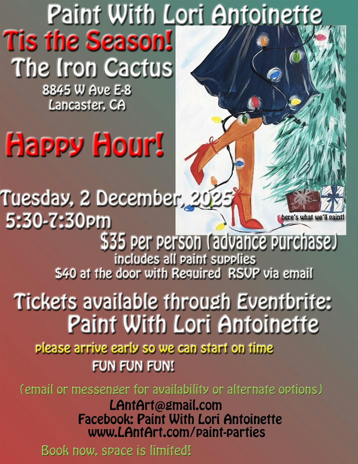 Tis the Season! PWLA at Iron Cactus