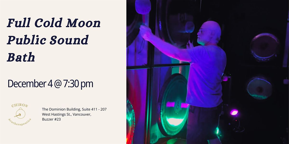 Full Cold Moon Sound Bath