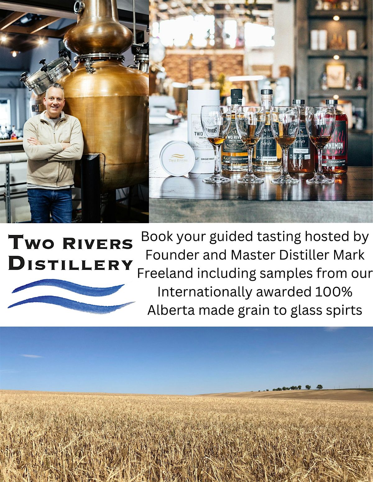 Internationally Awarded Distillery Tour&Tasting with Founder Mark Freeland