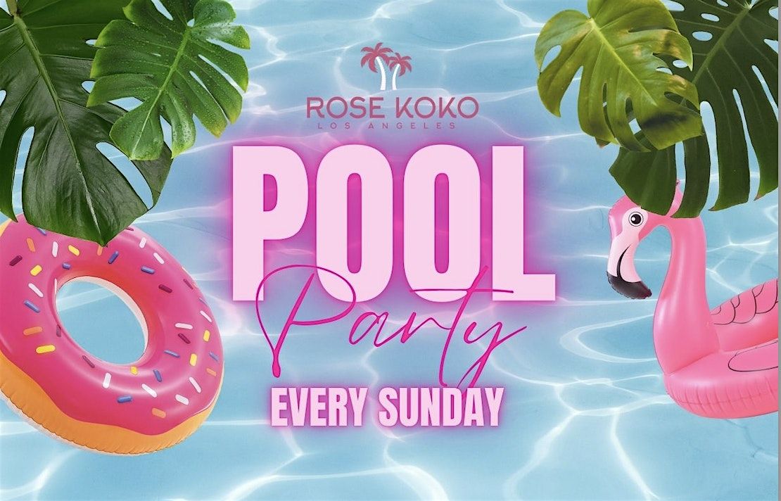 Rose Koko Sunday Pool Party Special Emmy Award @ Skybar (Mondrian Hotel)