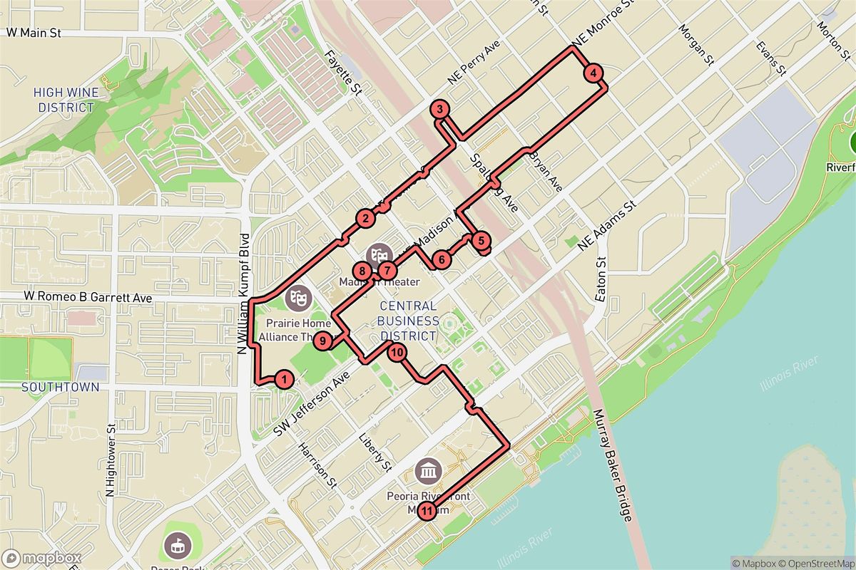 Peoria Audio Tour: Echoes and Icons of Olde Towne