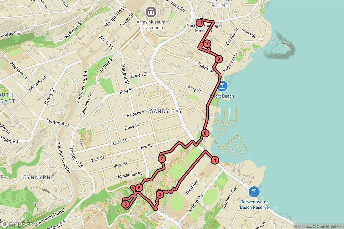 Hobart Audio Tour: Sandy Bay Seaside Stroll