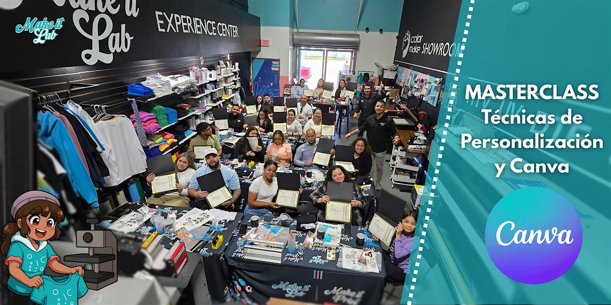 MasterClass T\u00e9cnicas de Personalizaci\u00f3n y Canva