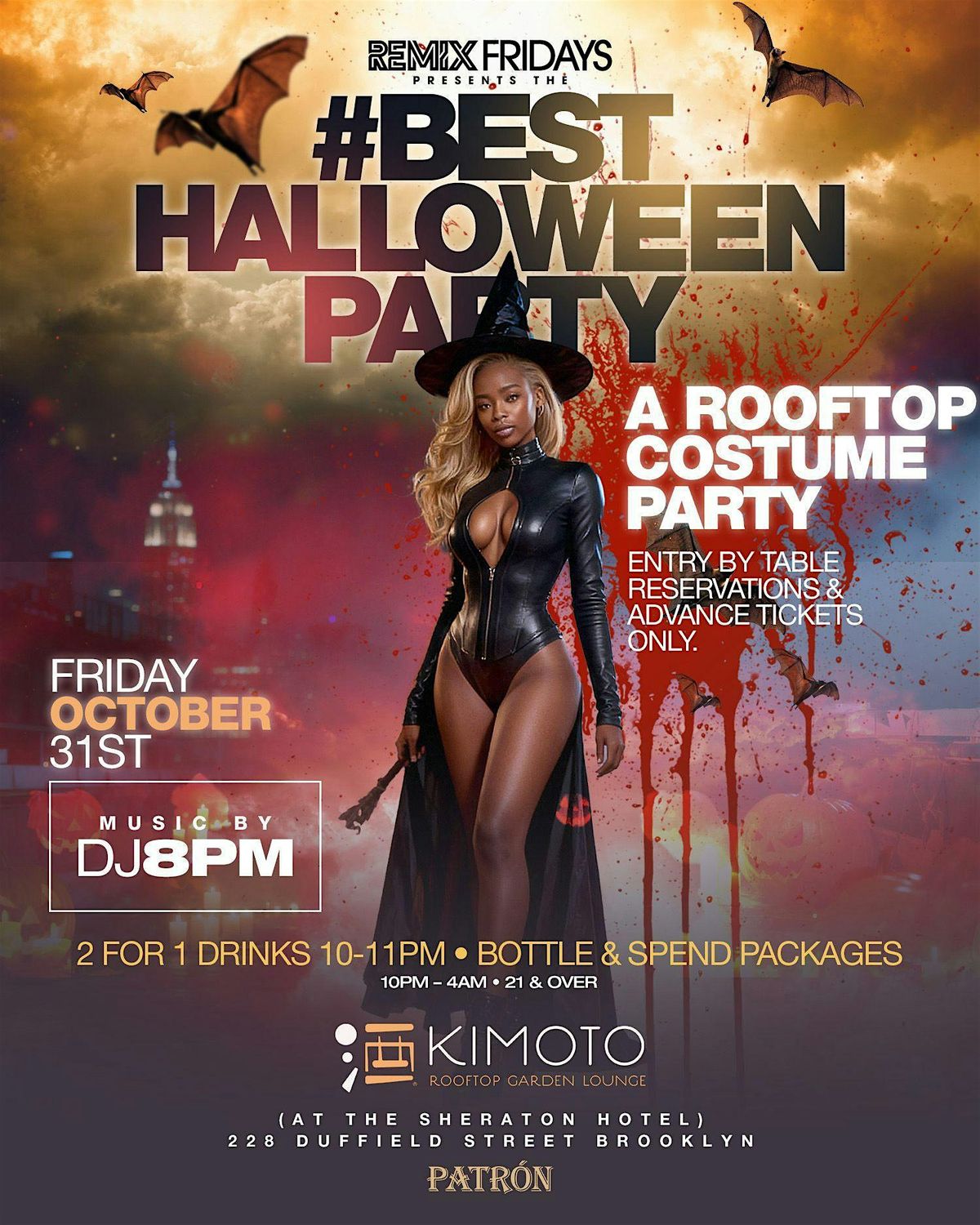 #Best Halloween Costume Rooftop Party @Kimoto