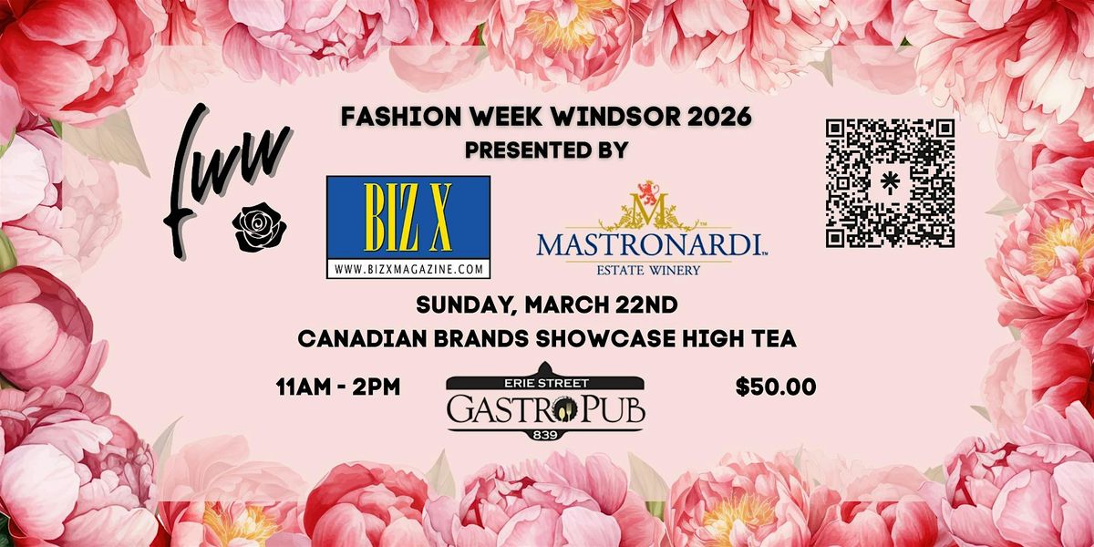 Fashion Week Windsor-Essex 2026 Canadian Brands Showcase