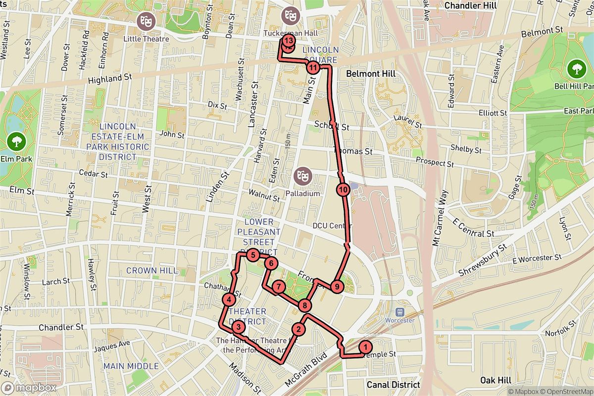 Worcester Audio Tour: Statues, Spires & Civic Stories Unveiled