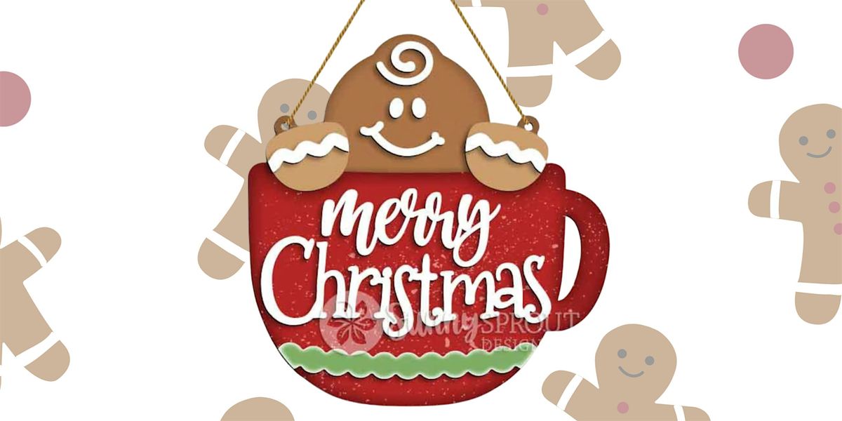 Gingerbread in a Latte Workshop - You Can Paint Studio