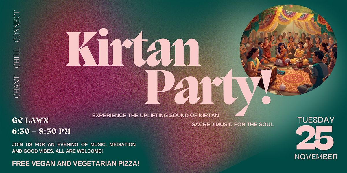 Kirtan and Pizza Party!
