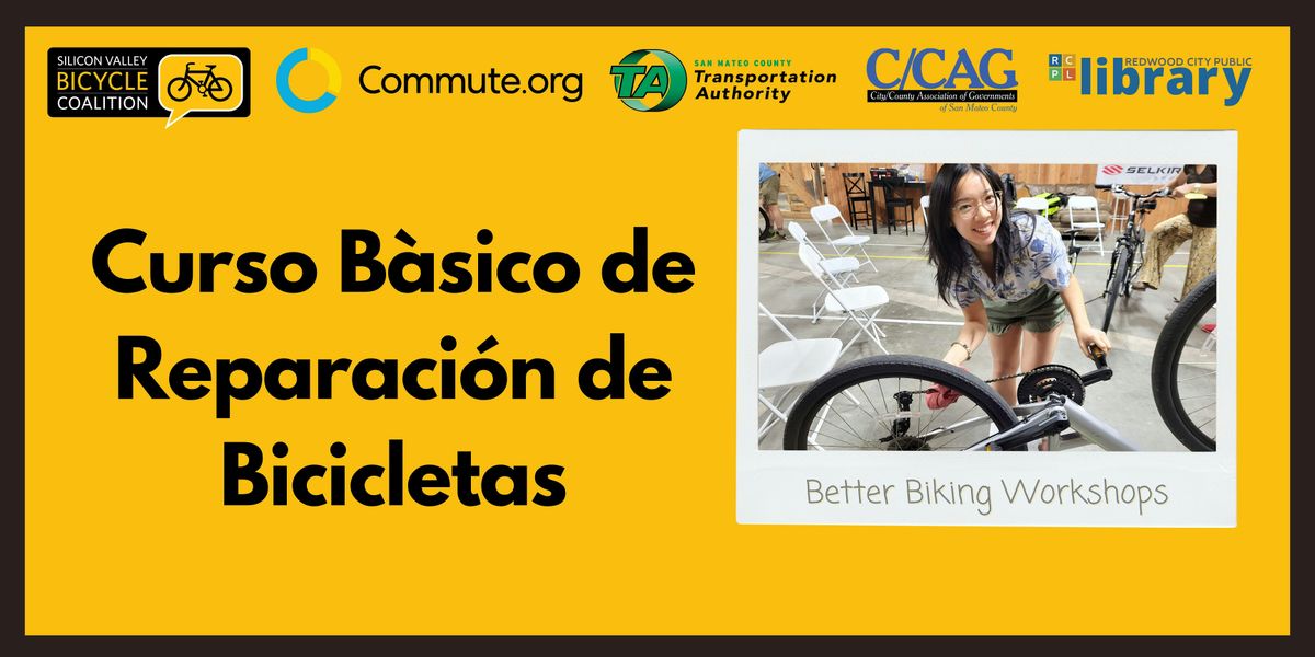 Curso B\u00e1sico de Reparaci\u00f3 \/ Basic Bike Repair Class (Commute.org)
