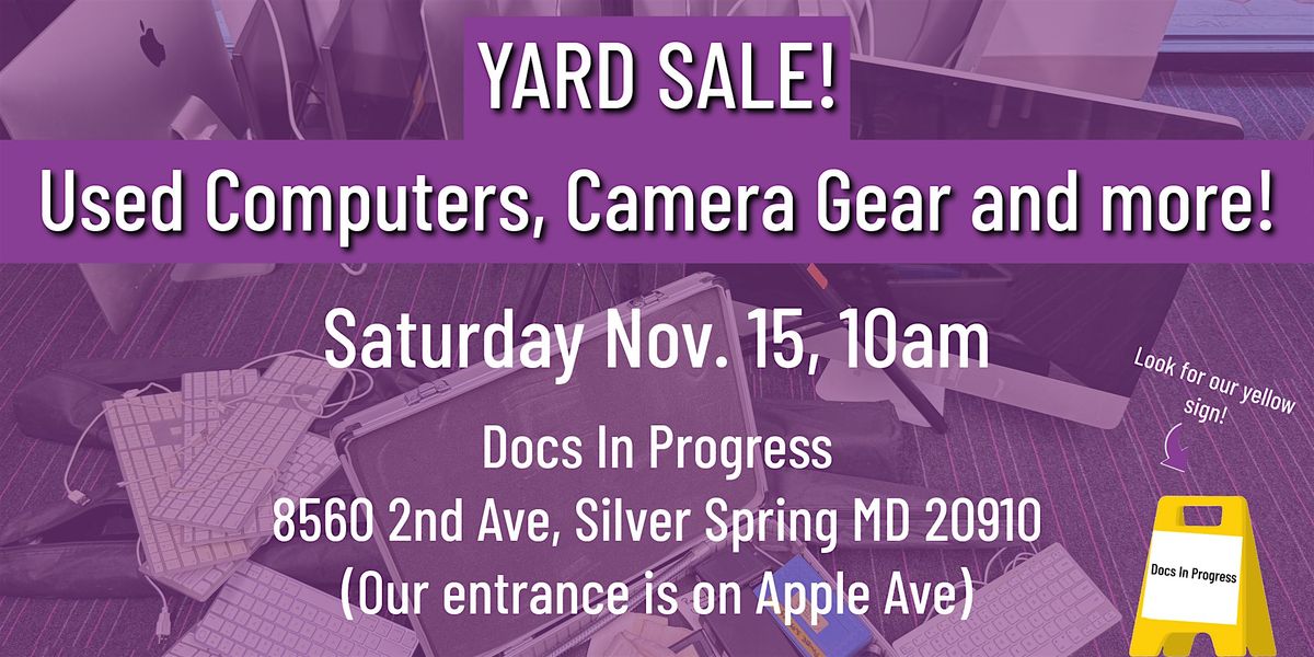 YARD SALE at Docs In Progress