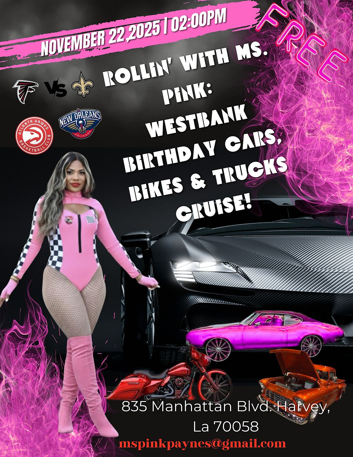Ms. Pink\u2019s Westbank Car & Bike Show