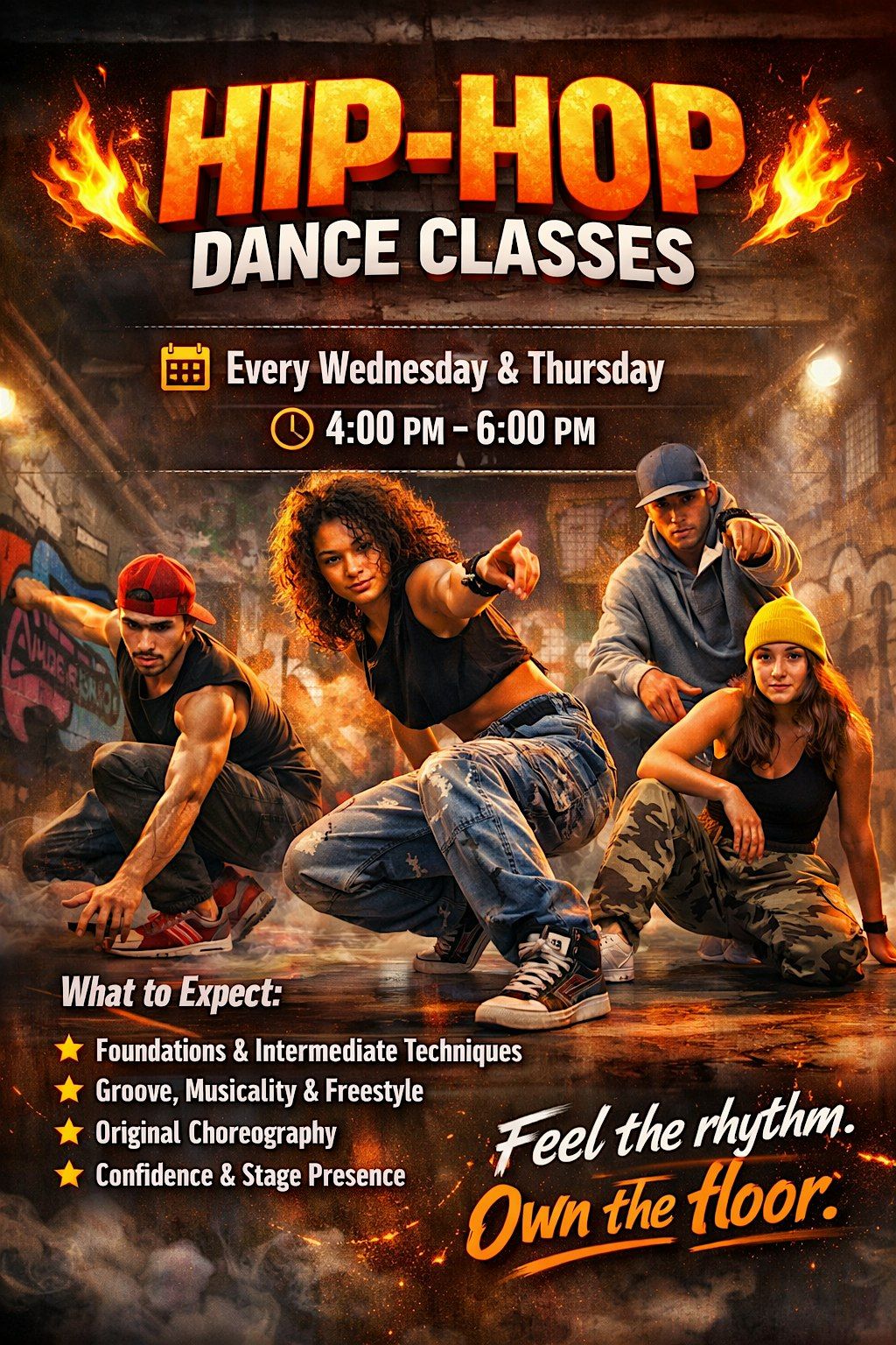 HIP-HOP DANCE CLASSES