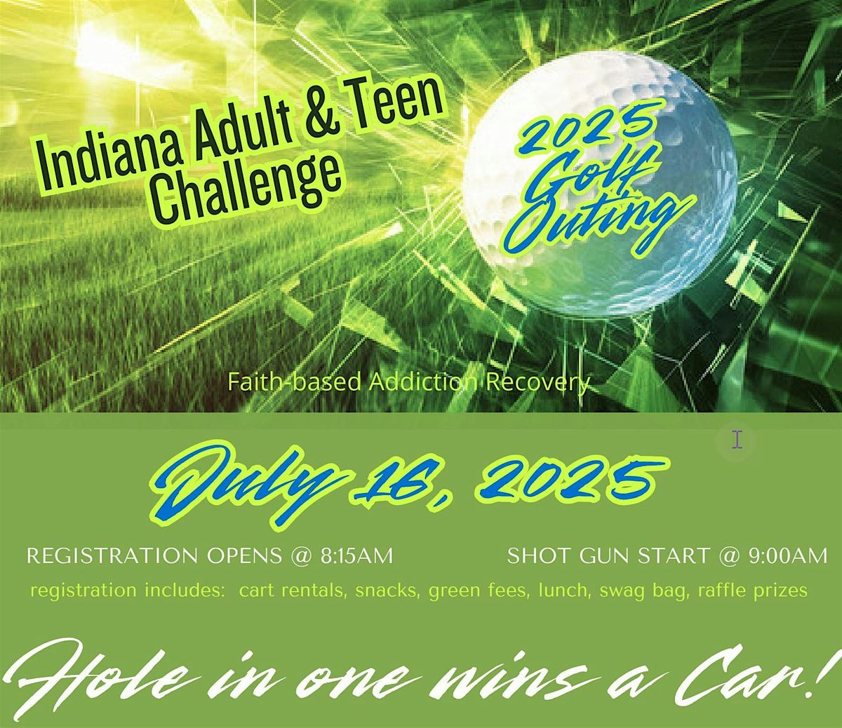 Indiana Adult & Teen Challenge 2025 Golf Outing | Golf Club of Indiana ...