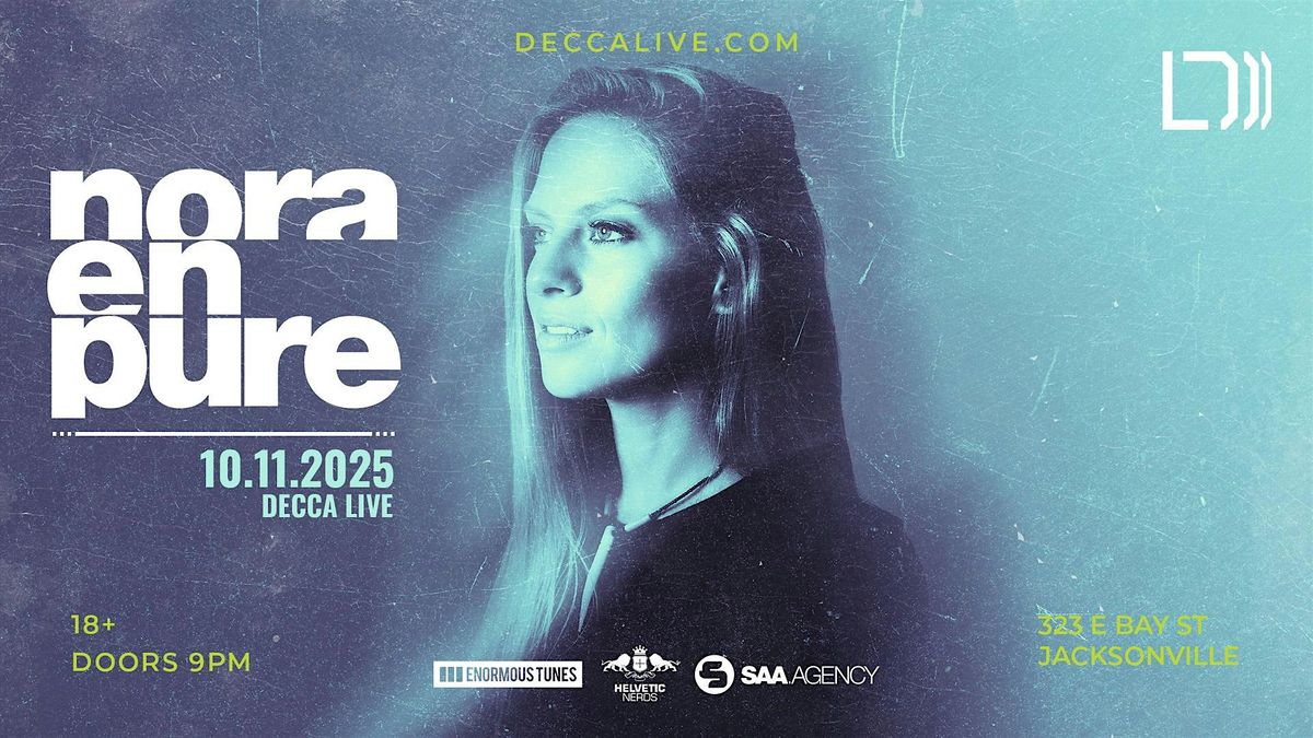 Nora En Pure at DECCA LIVE | Saturday 10.11.25