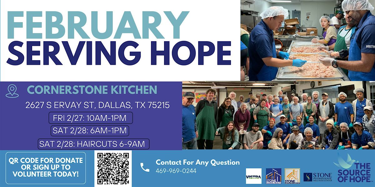 February Volunteer Serving Hope