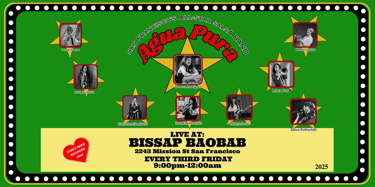 Agua Pura Salsa Band at Bissap Baobab