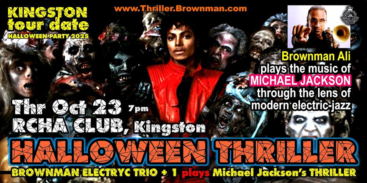 Brownmans HALLOWEEN THRILLER (Kingston) 2025 - MJ as electric-jazz, 7pm ...