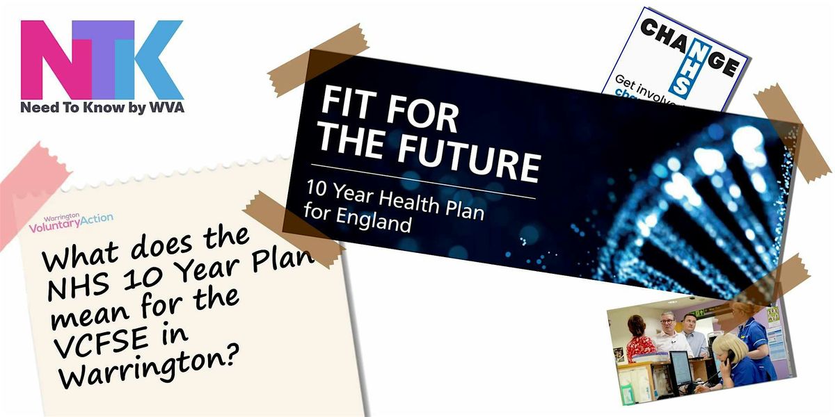 Need To Know - NHS Neighbourhood Plan and what it means for the VCFSE