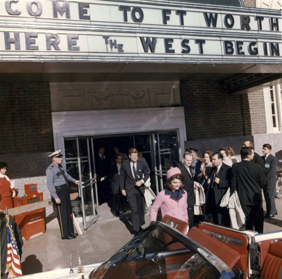 JFK visits Fort Worth